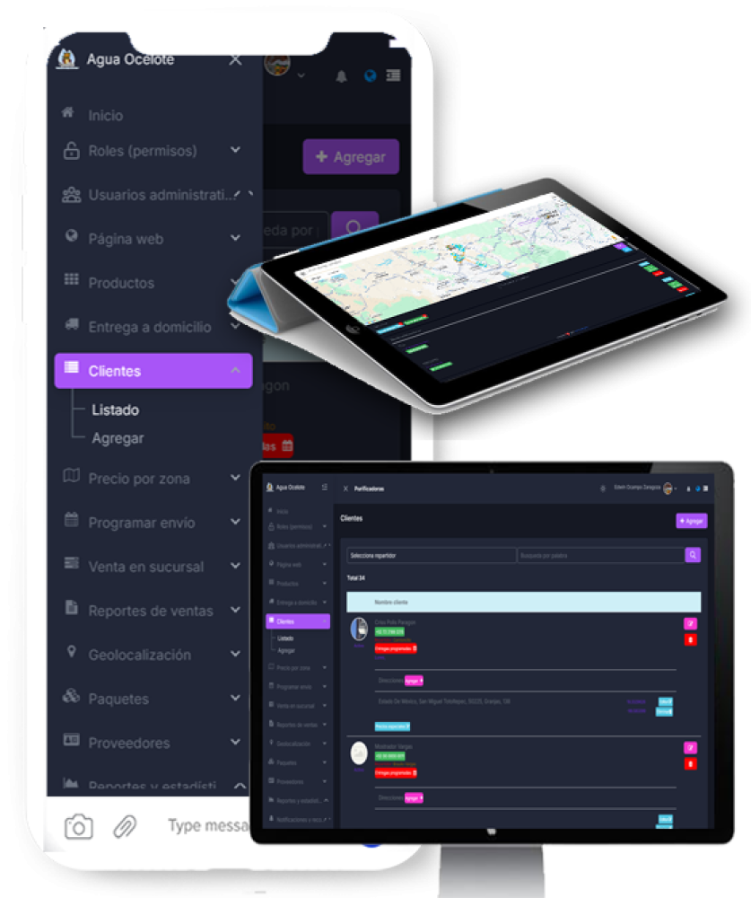 Software para purificadoras de agua